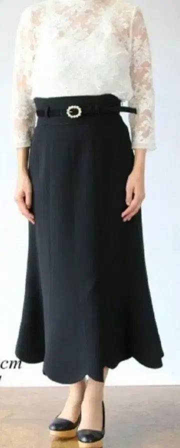 새상품 leur logette 룰 로젯 블랙 플레어 스커트