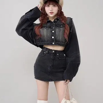 darich 다리치 데님 스커트
