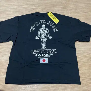 골드짐 T셔츠 JAPAN 30주년 기념 한정판 블랙