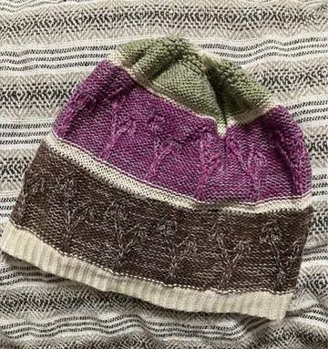 CA4LA 카시라 실크 혼방 니트 모자