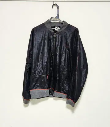 PUMA 나일론 자켓 블루종 블랙 L 빈티지