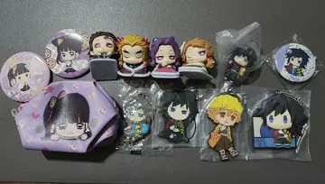 [ 묶음 판매 ] 귀멸의 칼날 피규어 가챠 캔 배지 오넴탄