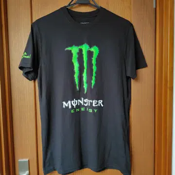 새상품급 MONSTER 몬스터 에너지 T셔츠 블랙 그린 L