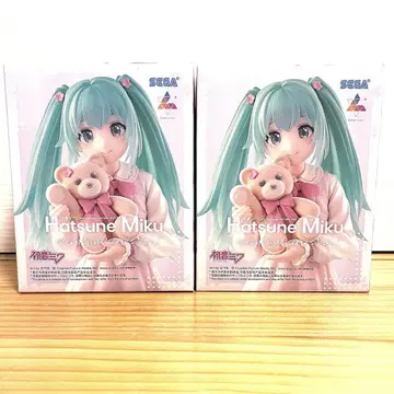 [ 미개봉품 익명 배송 ] 하츠네 미쿠 피규어 2세트