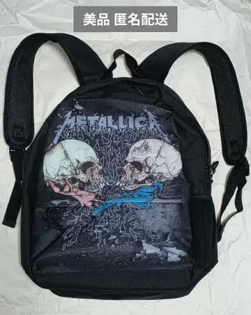 새상품급 METALLICA 스컬 디자인 백팩 중형