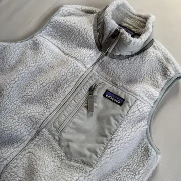 patagonia 스카이블루 플리스 보아 베스트