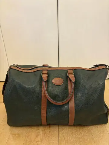 POLO FIELD 다크 그린 보스턴 백