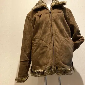 코트 아우터 남성용 브라운 L