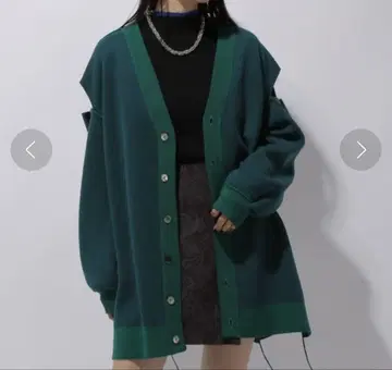 리버서블 링킹 슬릿 가디건 HARE