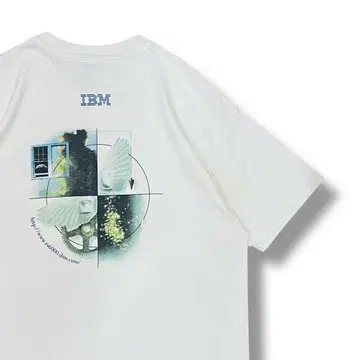 00s Hanes 헤인즈 IBMT 셔츠 기업 T셔츠 USA 제조