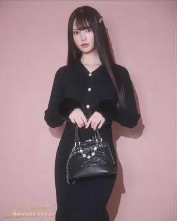 미셸 마카롱 미셰마카 퍼 롱 니트 원피스