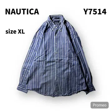 [ 즉시 구매 OK ] NAUTICA 긴팔 셔츠 사이즈 XL 블루