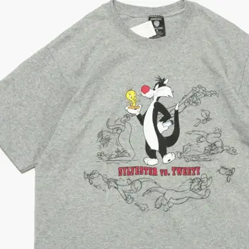 새상품 90s US Warner Bros 루니툰 티셔츠 M