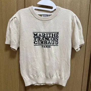 MARITHE FRANCOIS GIRBAUD 반팔 니트 24SS