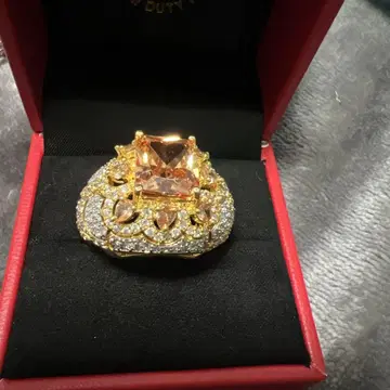 오렌지 스톤 골드링