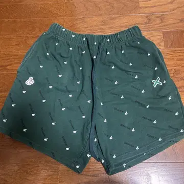 FR2 다크 그린 패턴 숏팬츠