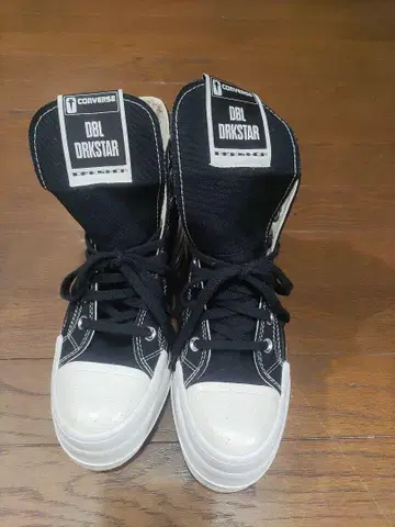CONVERSE DBL DRKSTAR 블랙 25.5cm