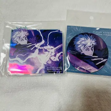 주술회전 팬파레 오로라 아크릴 스탠드 메탈 캔뱃지 고죠 사토루