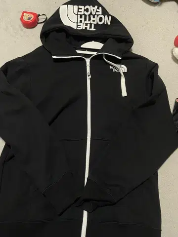 THE NORTH FACE 블랙 집업 후드티 L 사이즈