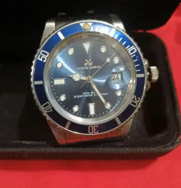 MONTE CARNO 다이버 워치 자동 와인딩 200m 방수