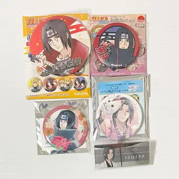 NARUTO 우치하 이타치 캔뱃지 전사지 화지 애니카페 닌자의 궤적 무용