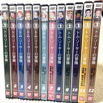 세계 명작 극장 톰 소여의 모험 1-12권 세트 DVD