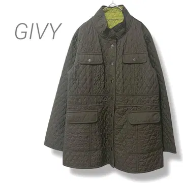 [ 기비 ] GIVY 퀼팅 자켓 리버서블 솜 블루종 브라운 그린