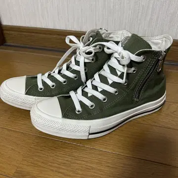 CONVERSE ALL STAR 하이컷 스니커즈 올리브