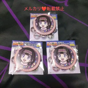 HUNTER x HUNTER 아르카 와시 캔뱃지 조르딕가 3세트