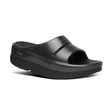 oofos OOmega OOahh Luxe - Black Sparkle