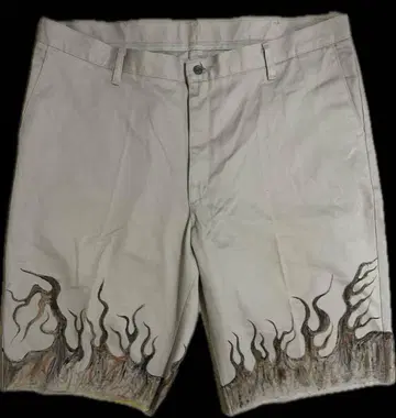 Lee Flame Painted Remake Chino Shorts