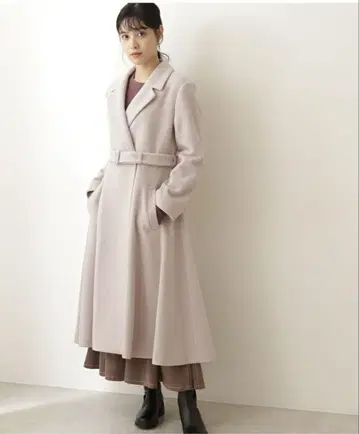 질 바이 질스튜어트 라이트모사 드레스 코트 베이지
