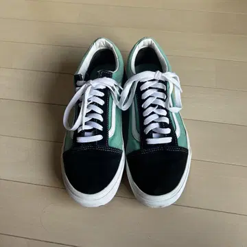 즉시 구매 가능 Vans 블랙/민트 스니커즈
