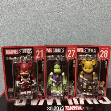 MARVEL STUDIOS 베어브릭 3체 세트
