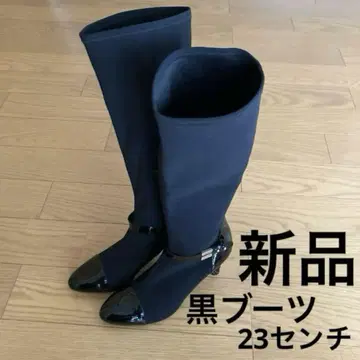 SACHA LONDON 블랙 검정 부츠 새상품 미사용품 가을 겨울