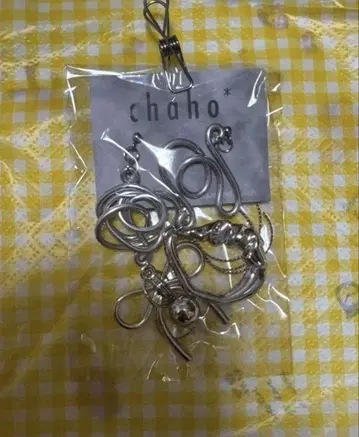 [ 미사용 ] chaho 비대칭 귀걸이