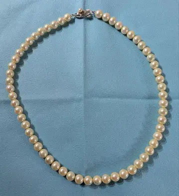 펄 실버 목걸이 L108