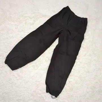GU 코쿤 조거 풀온 팬츠 와이드 루즈핏 팬츠 블랙 M