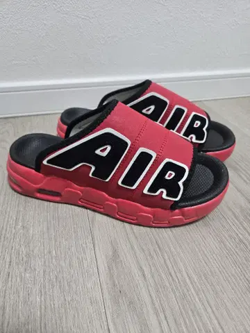 AIR 로고 샌들 (레드 x 블랙)