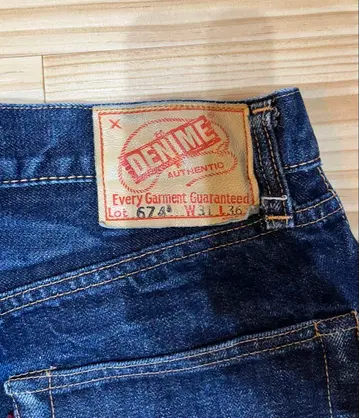 DENIME Lot 67 인디고 데님 W30 L36