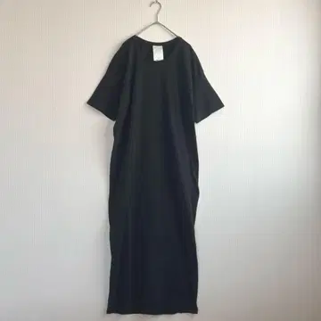 윔 가젯 롱 원피스 티셔츠 블랙 가을 Whim Gazette