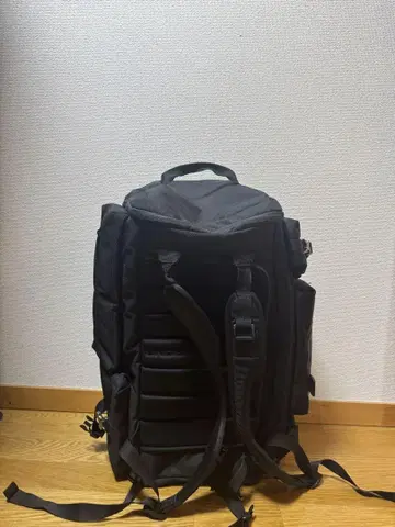 블랙 다기능 백팩 중형