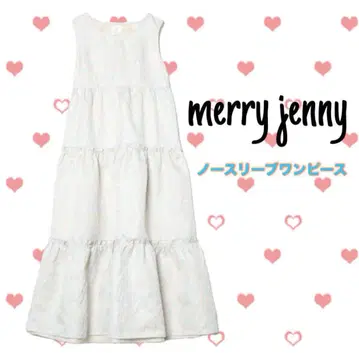 merry jenny 슬리브리스 원피스