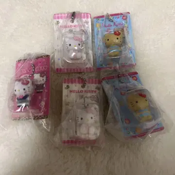 헬로키티 패키지 미니어처 컬렉션 5개 새상품 익명 배송