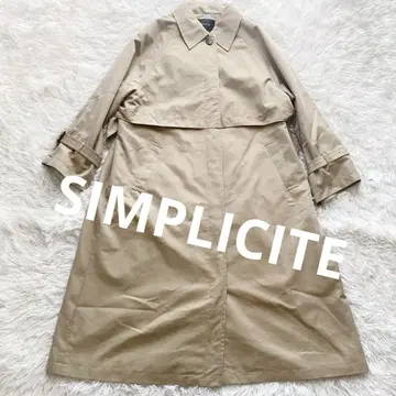[ 컨디션 최상 ] SIMPLICITE 스텐칼라 오버 롱 코트