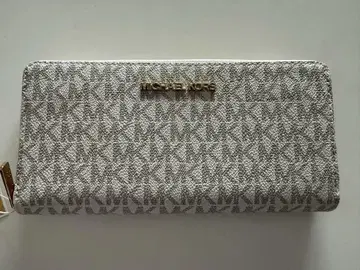 MICHAEL KORS 장지갑 화이트/그레이