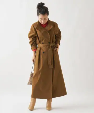 비어즐리 스탠드 카라 코트