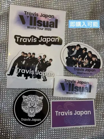TravisJapan 트라자 발츠 스티커 6개 세트