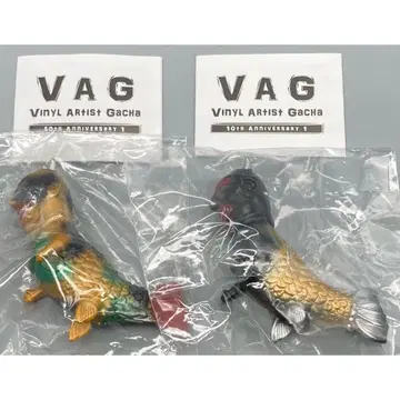 나마나리 인어 골드 블랙 VAG 10th 가챠 새상품 2개 세트