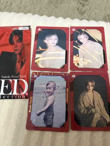 야마다 료스케 RED Collection 4장 세트 비주얼 카드